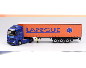 MERCEDES-BENZ ACTROS 2 STREAMSPACE c полуприцепом "LAPEGUE" 2015