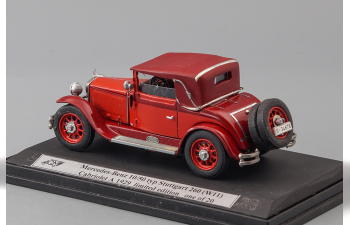 MERCEDES-BENZ 10/50 typ Stuttgart 260 (W11) Cabriolet A (1929), red