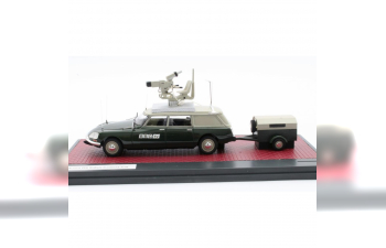 CITROEN DS Safari BBC Camera Car с прицепом (1973), green