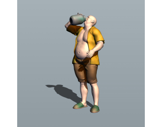 Фигурка Опохмел, окрашенная