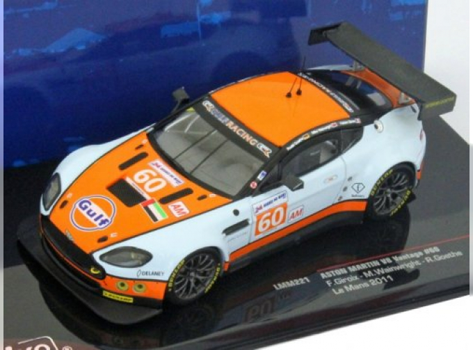 ASTON MARTIN V8 Vantage 60 F.Giroix/M.Wainwright-R.Goethe Le Mans 2011, blue