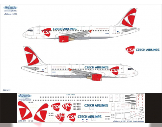 Декаль для airbu A320 (Cech Arlines New)