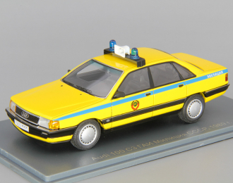 AUDI 100 C3 ГАИ Милиция СССР (1989), yellow