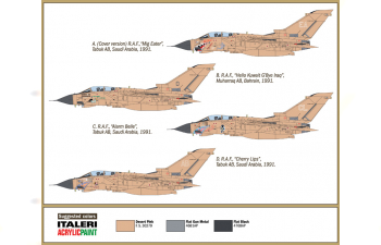 Сборная модель Самолет Tornado GR. 1 RAG "Война в заливе"