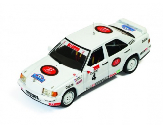 MERCEDES-BENZ 190E 2.3-16 4 D.Auriol-B.Occelli 2nd TOUR AUTO 1986, white