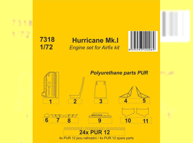 Hurricane Mk.I - Engine set