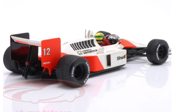 McLAREN F1 Mp4/4 Honda №12 World Champion Winner British Gp (1988) Ayrton Senna + книга (1988)