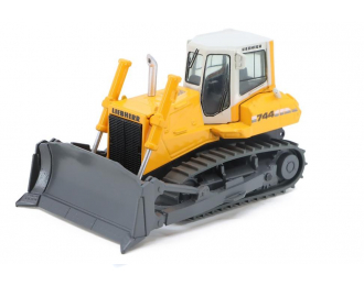 LIEBHERR Bulldozer PR 744, yellow/white