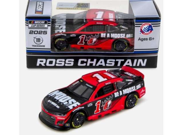 Chevrolet #1 Ross Chastain *Moose Fraternity*, red 2025