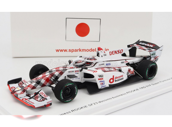 DALLARA Sf23 Toyota Trd01f Team Denso Rookie Racing №14 Super Formula Season (2023) Kazuya Oshima, White Red Black