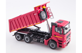 Камский грузовик 6520-21010-53 самосвал, красный