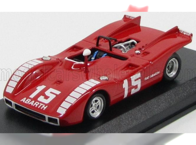 FIAT Abarth 2000sp Spider N 15 Nurburgring 1970 K.ahrens Jr., Red White