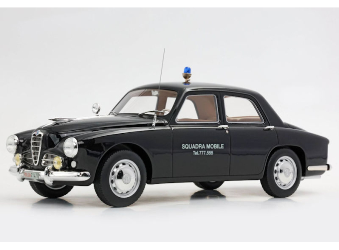 ALFA ROMEO 1900 Ti Squadra Mobile Milano Polizia (1950), black