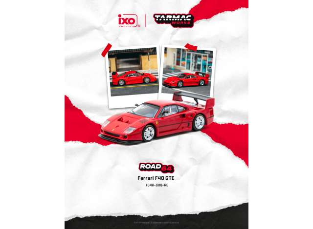 Ferrari F40 GTE, red