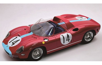FERRARI 330P 4.0L V12 Spider Team Maranello Concessionaires №14 2nd 24h Le Mans (1964) Jo Bonnier - Graham Hill