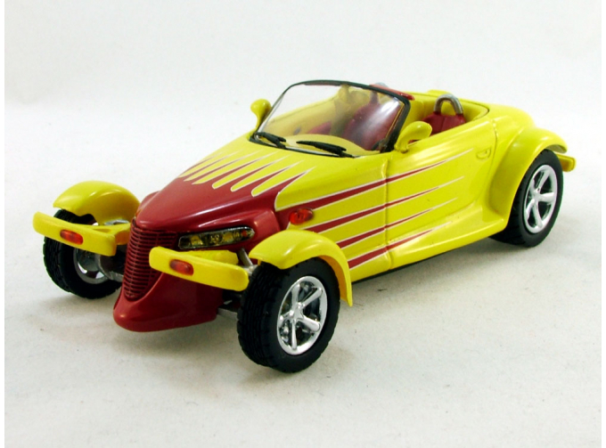 PLYMOUTH Prowler HOT ROD, Eagle Collectibles 1:43, yellow