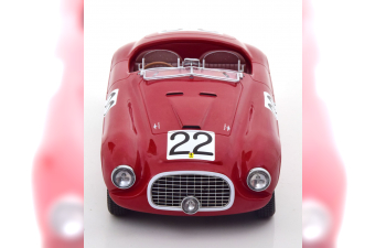 FERRARI 166mm Barchetta 2.0l V12 Spider Team Peter Mitchell-thomson N 22 Winner 24h Le Mans 1949 L.chinetti - L.selsdson, Red