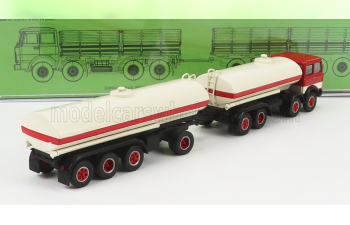 FIAT 691 Millepiedi Tanker Truck 1961, White Red