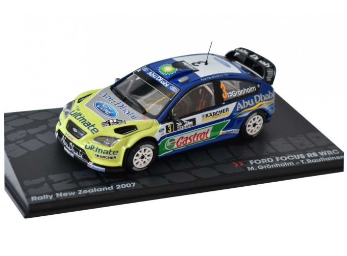 FORD Focus RS WRC Rally New Zealand Marcus Gronholm - Timo Rautiainen (2007)