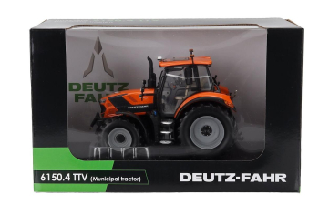 DEUTZ-FAHR 6150.4 Ttv Tractor (2018), Orange Black