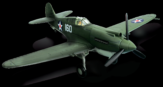 Истребитель Curtis-Hawk P-40B, (Перл-Харбор, 1941)