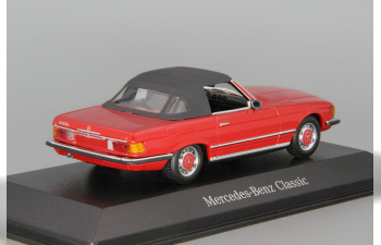 MERCEDES-BENZ 350SL (R107) Soft Top, red