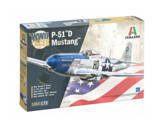 Сборная модель NORTH AMERICAN P-51d Mustang Military Airplane 1941