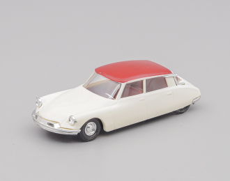 CITROEN DS19, graywhite / bordeaux