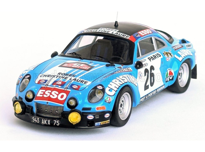 ALPINE A110 (night version) №26 RALLY MONTECARLO (1976) MICHEL ALIBELLI - ANTOINE PISTRE 