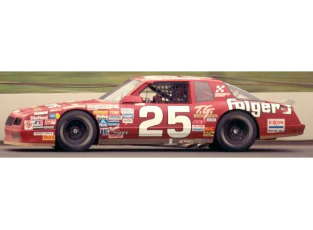 Chevrolet #25 Tim Richmond *Folgers*, Pocono Win, red/white 1986