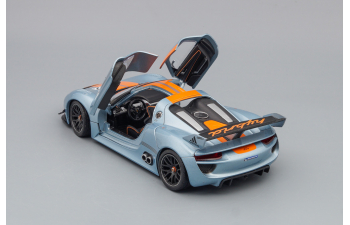 PORSCHE 918 RSR #22, light blue