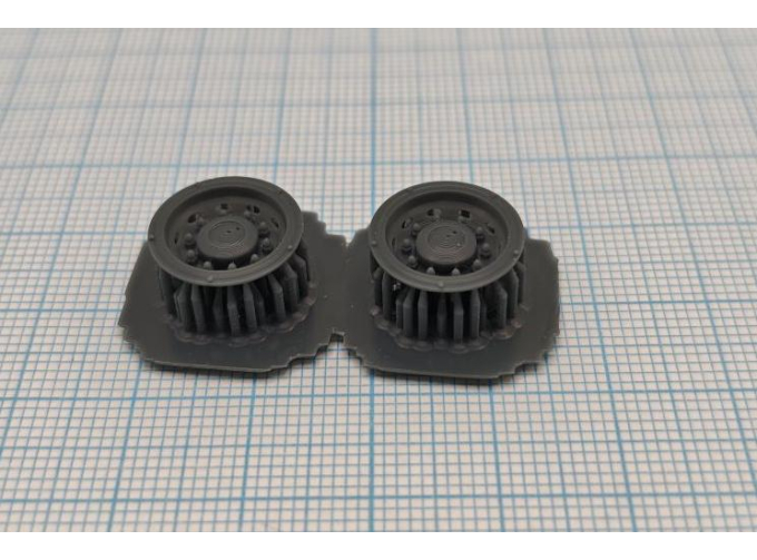 Колпак задний 22,5 неокрашенный, комплект 2 шт. (тип 2)