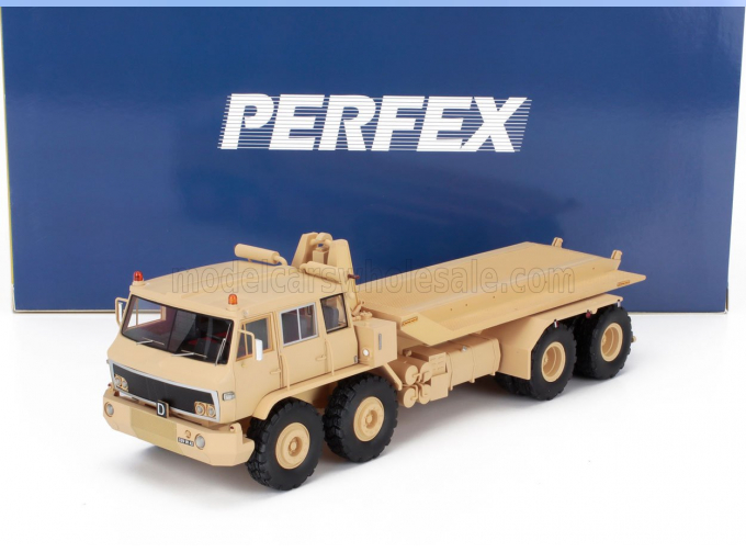 WILLEME T40a Tractor Truck 8x8 Tidelium Trasporto Carri Tank Transports (porte-char Creusot-loire Industrie) 4-assi (1983), Military Sand