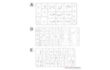 Сборная модель U.S. Navy Flight Deck Crew & Fire Engine