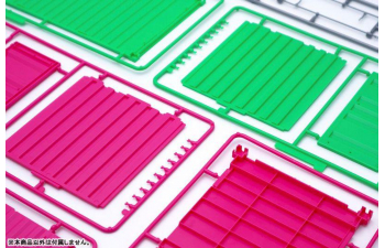 Сборная модель 20-футовый контейнер (розовый)