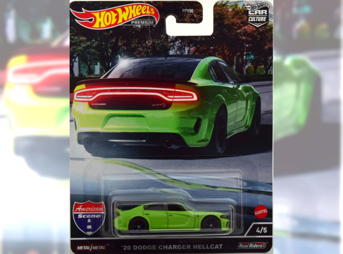 DODGE Charger Hellcat (2020), light green