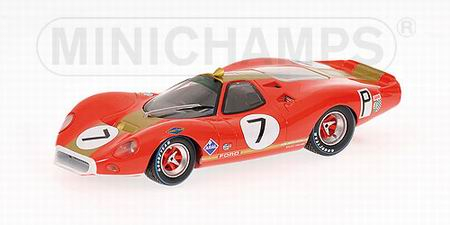 FORD P68 F3L Alan Mann Racing 1000km Nuerburgring (FRANK GARDNER/RICHARD ATTWOOD) 1968, red