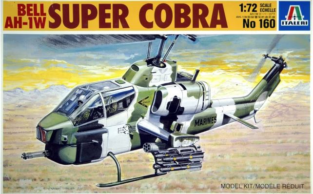 Сборная модель вертолет AH-1W Super Cobra