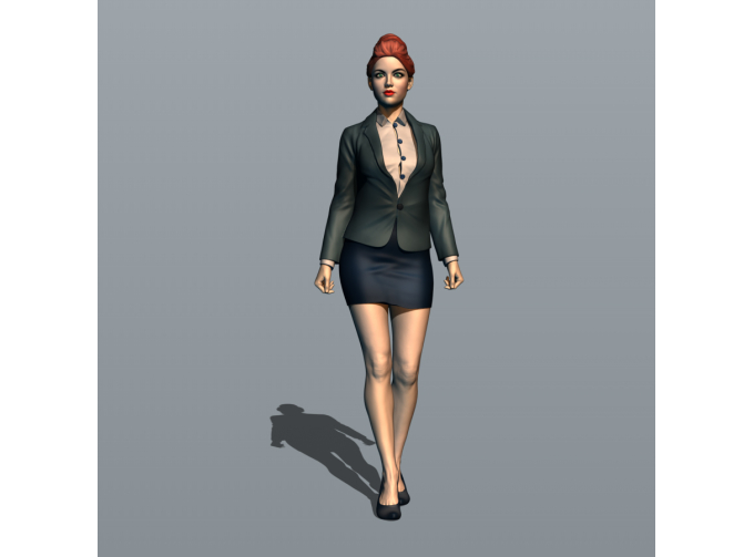 Фигурка Бизнесвумен 4, окрашенная