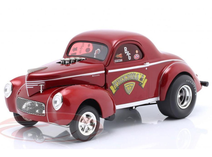 Rocket Gasser Sled Teixeira (1940), red