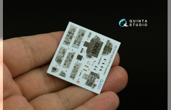 3D Декаль интерьера кабины МиГ-31М (Trumpeter)