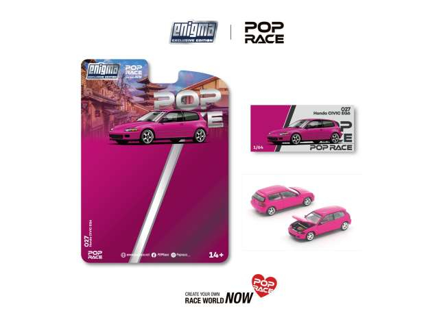 HONDA Civic EG6, pink