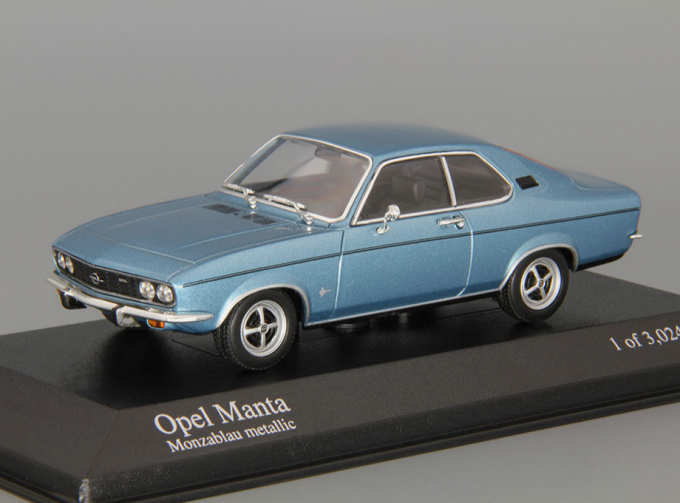 OPEL Manta A (1971), blue metallic