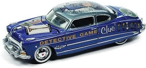 HUDSON Hornet (1951) синий с фишкой для игры Clue