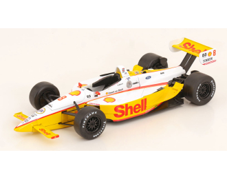 LOLA №8, Kenny Brack (2001), whote/yellow