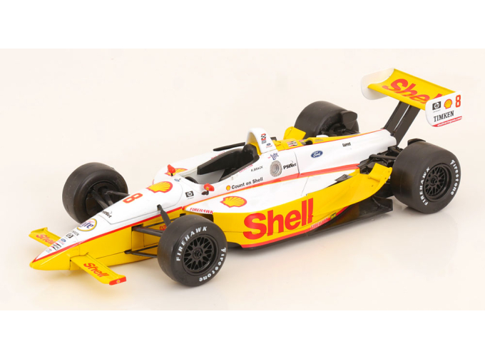 LOLA №8, Kenny Brack (2001), whote/yellow