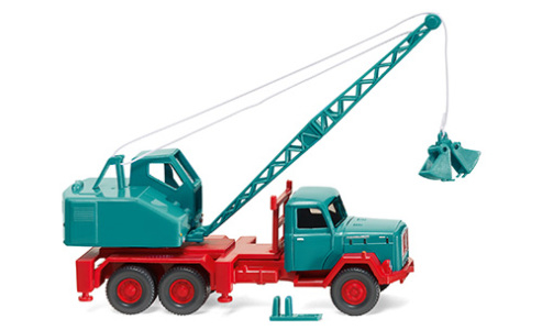 MAGIRUS Kranwagen mit türkis