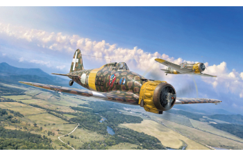 Сборная модель MACCHI Mc.202 Saetta Airplane Military 1943