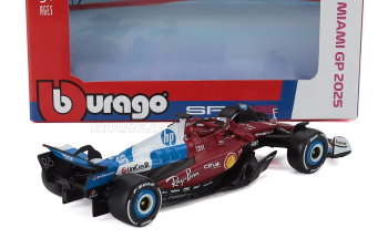FERRARI F1 Sf-25 Team Scuderia Ferrari Hp №16 Miami Gp (2025) Charles Leclerc, Red White Blue