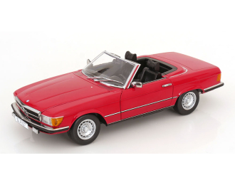 MERCEDES-BENZ 450 SL R107 EU-Version (1985), red